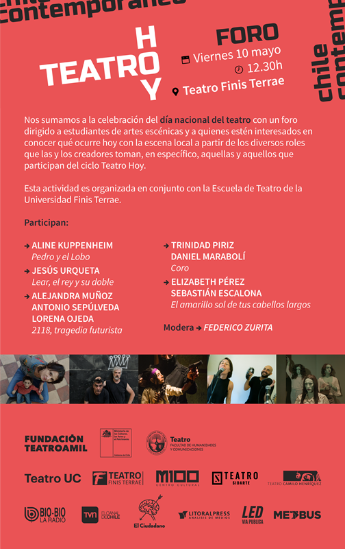 Flyer Foro Teatro Hoy 2019