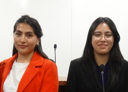 Alumnas del Semillero de Derecho Procesal de la Facultad de Derecho fueron becadas por la Universidad Finis Terrae para participar en el XLIII Congreso Colombiano de Derecho Procesal 