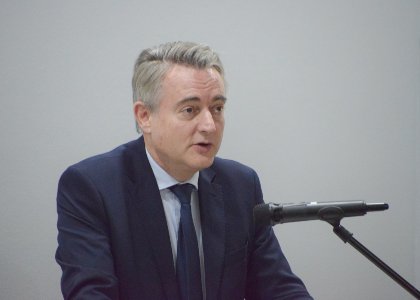 Embajador de la Unión Europea en Chile realizó conferencia en la Universidad Finis Terrae